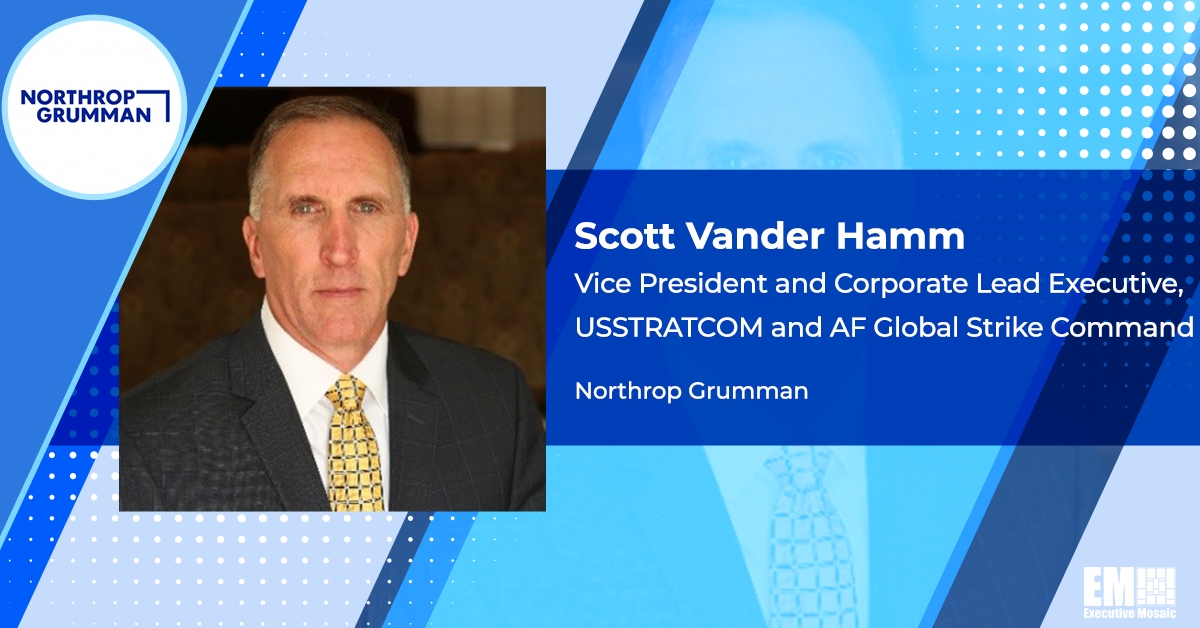 Scott Vander Hamm Promoted to Northrop VP & Corporate Lead Executive