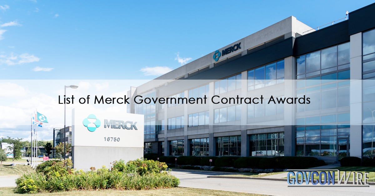 What Are the Merck Contracts from the United States government?
