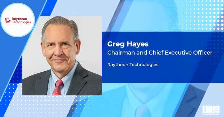 Raytheon to Restructure Into 3 Business Segments; Greg Hayes Quoted