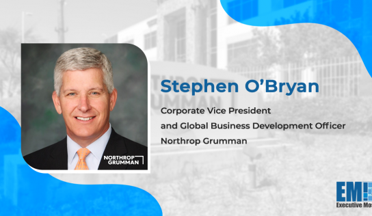 Stephen O’Bryan Appointed Northrop Corporate VP, Global Business Development Officer