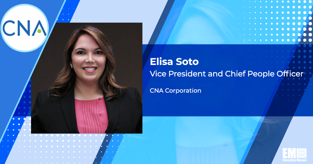 Elisa Soto Promoted to Chief People Officer at Naval Analyses Center Operator CNA