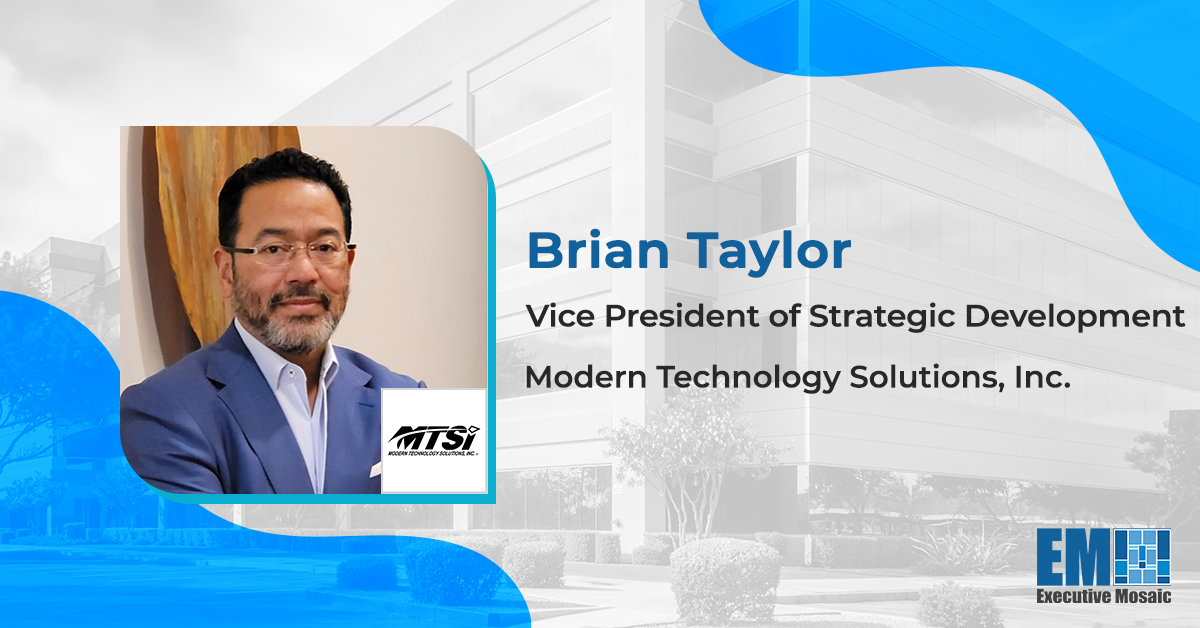 Brian Taylor Appointed MTSI VP of Strategic Development