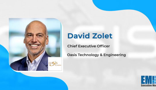 David Zolet Joins Oasis Technology & Engineering as CEO