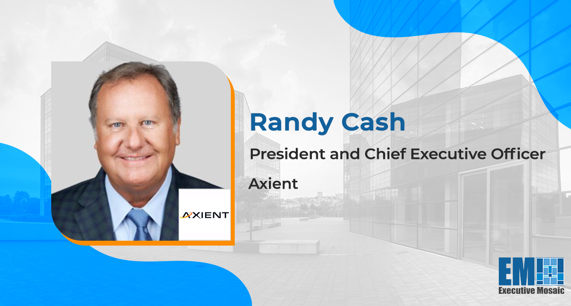 Randy Cash Succeeds Patrick Murphy as Axient President, CEO