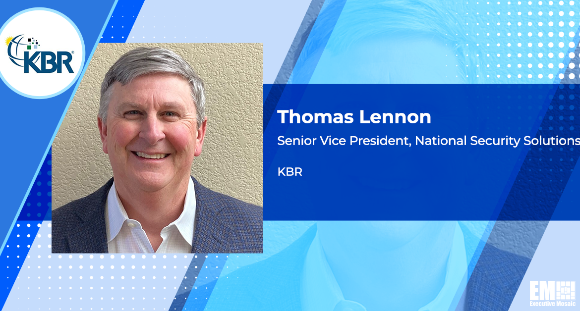 Thomas Lennon Promoted to KBR National Security Group SVP