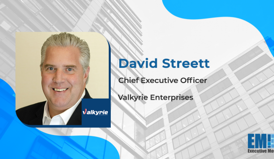 David Streett Succeeds Gary Lisota as Valkyrie CEO