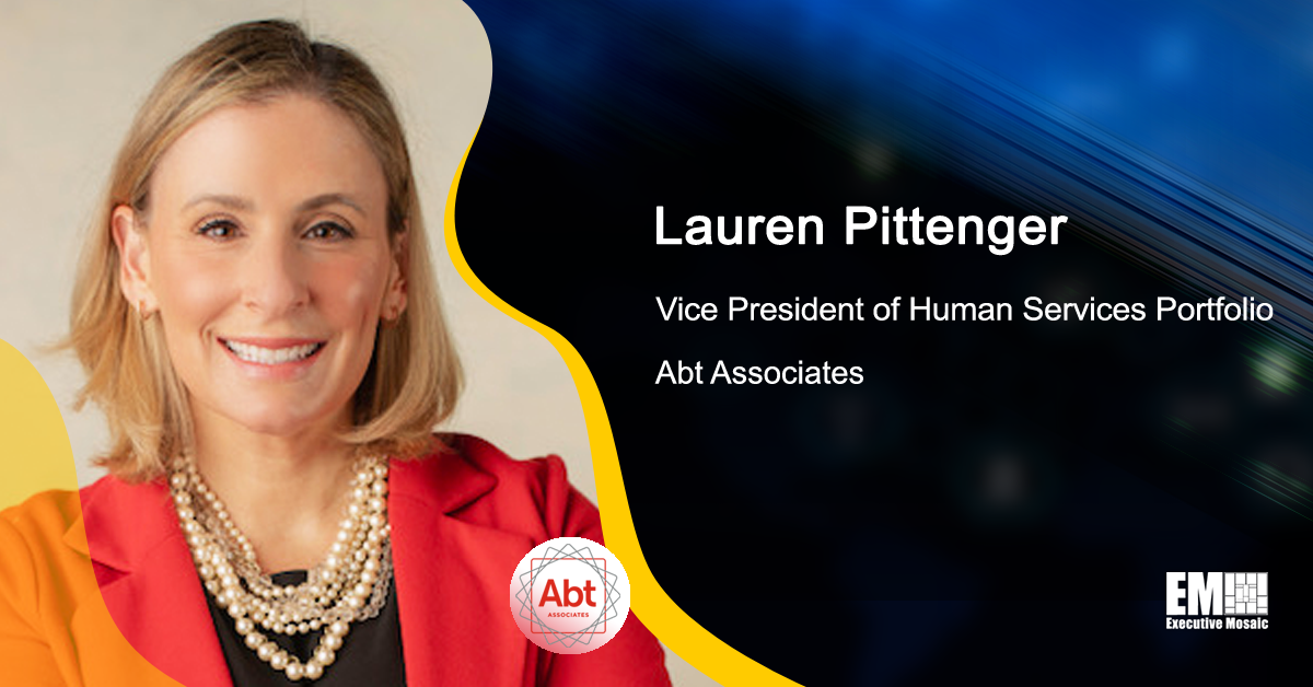 Lauren Pittenger Named Human Services Portfolio VP at Abt Associates