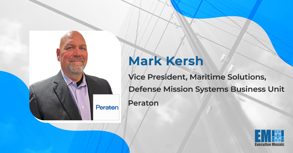 Mark Kersh Promoted to Peraton Maritime Solutions VP