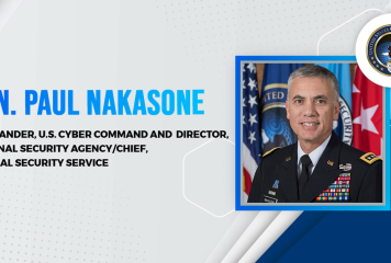 Gen. Paul Nakasone, CYBERCOM Commander & NSA/CSS Head, Secures 7th Wash100 Win for Pushing Strategic Partnerships Into National Cybersecurity Mission