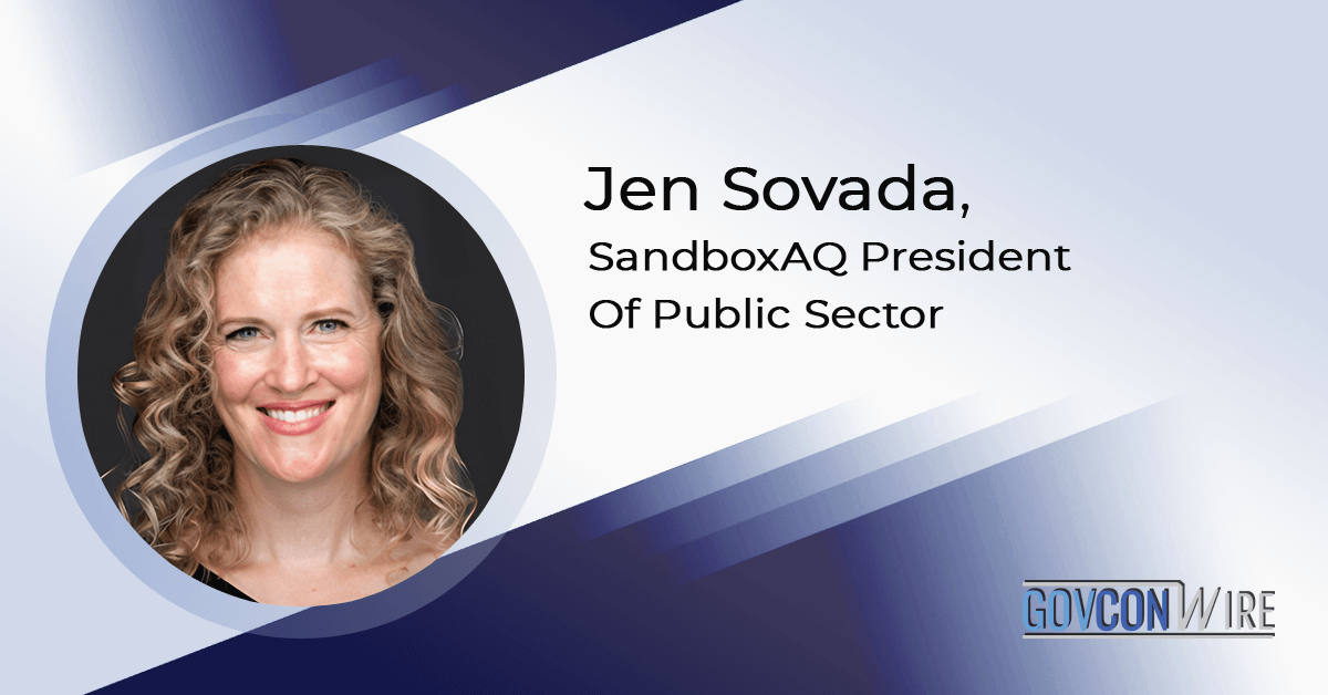 Jen Sovada: SandboxAQ President Of Public Sector, Jen Sovada sandbox, leader for quantum computers, quantum capabilities, and enterprise saas company