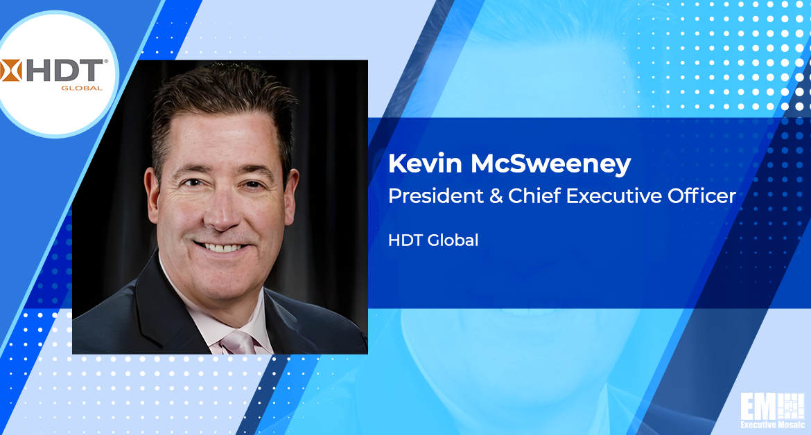 Kevin McSweeney Appointed President, CEO at HDT Global