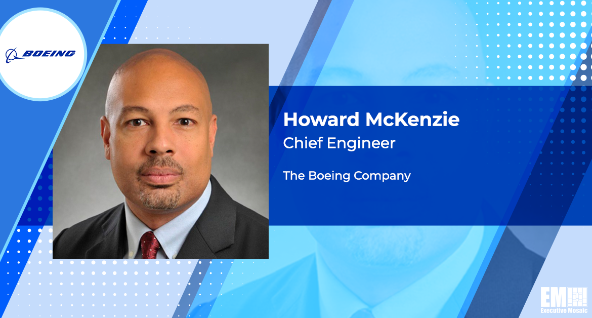 Howard McKenzie Succeeds Retiring Greg Hyslop as Boeing Chief Engineer
