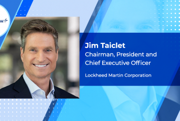Lockheed’s Jim Taiclet on Weapons System Demand, Digital Tech for National Defense