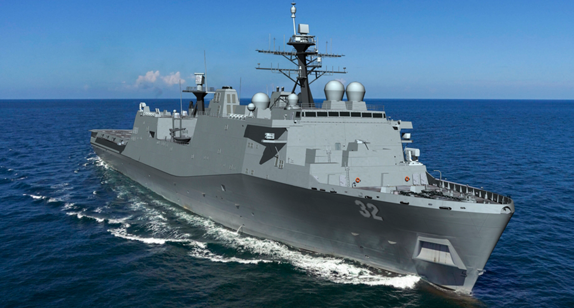 HII’s Shipbuilding Unit Books $1.3B Contract Modification to Build Navy’s 3rd Flight II LPD Ship