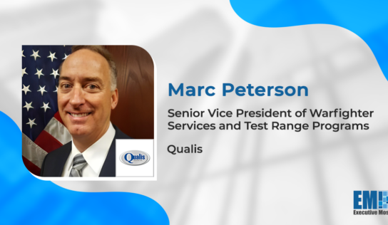 Marc Peterson Named Qualis Warfighter Services & Test Ranges SVP