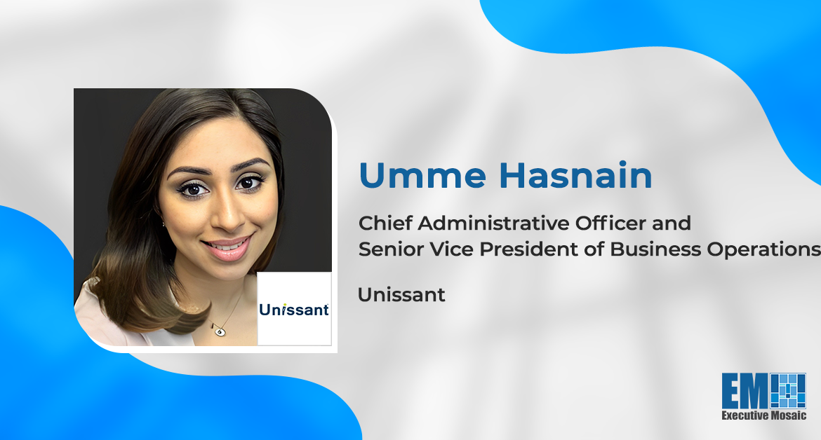 Umme Hasnain Appointed Chief Administrative Officer, Business Operations SVP at Unissant