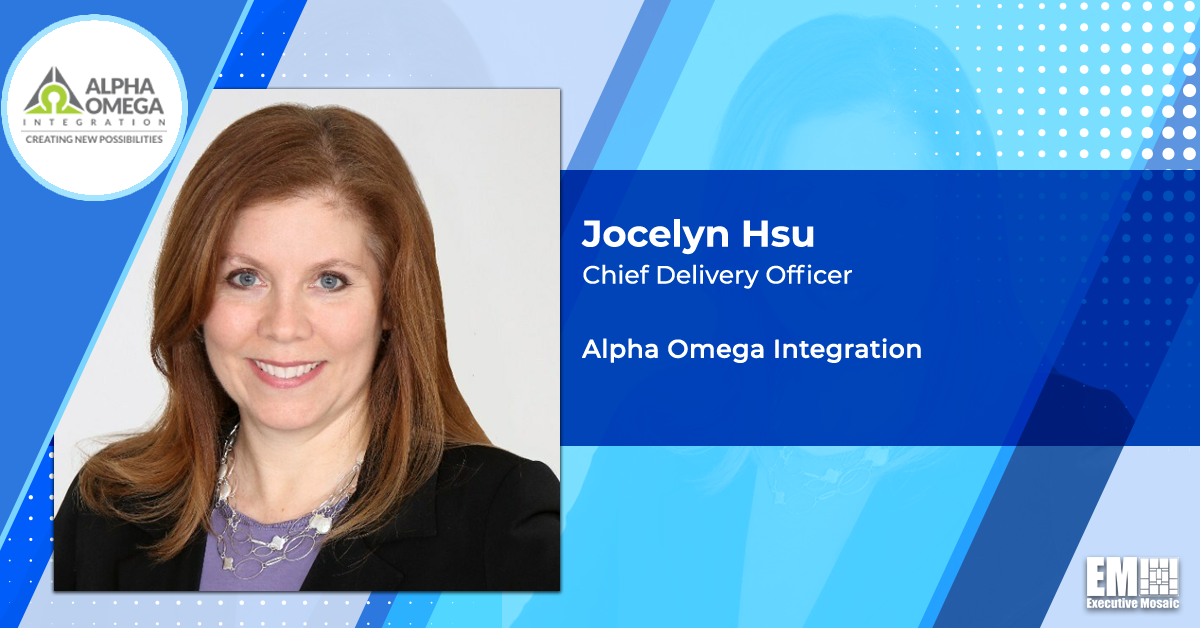 Alpha Omega Names Jocelyn Hsu Chief Delivery Officer; Gautam Ijoor Quoted
