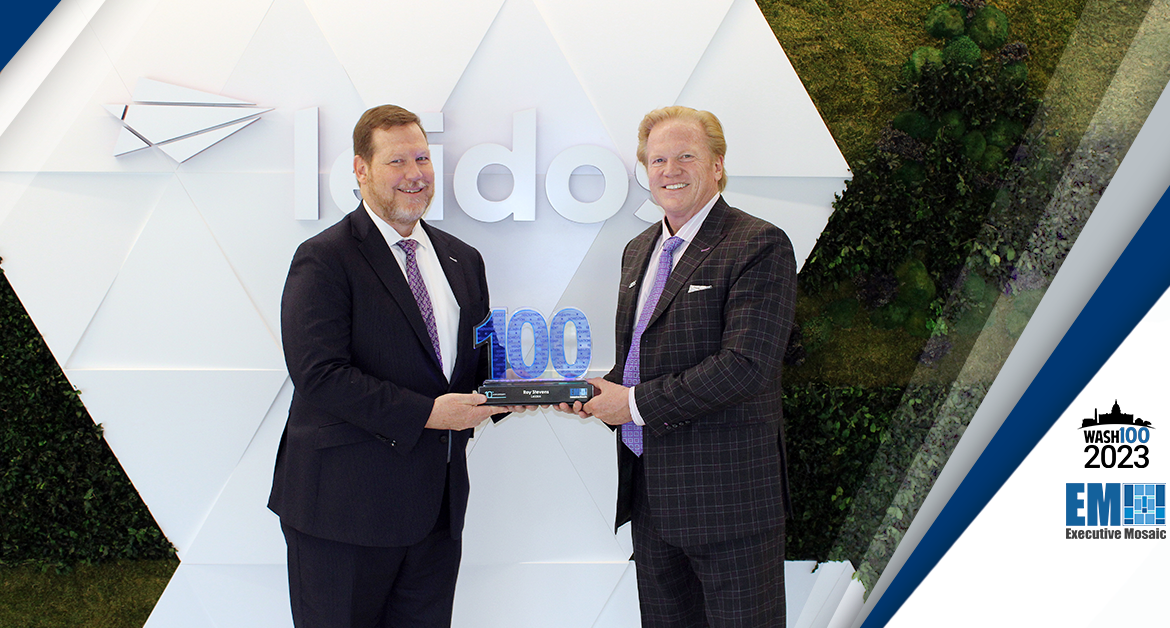 Leidos Intelligence Group President Roy Stevens Presented With 2023 Wash100 Award