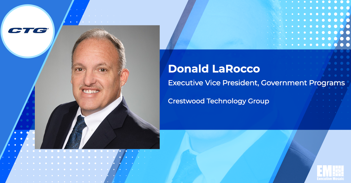 Donald LaRocco to Lead CTG Government Programs as EVP