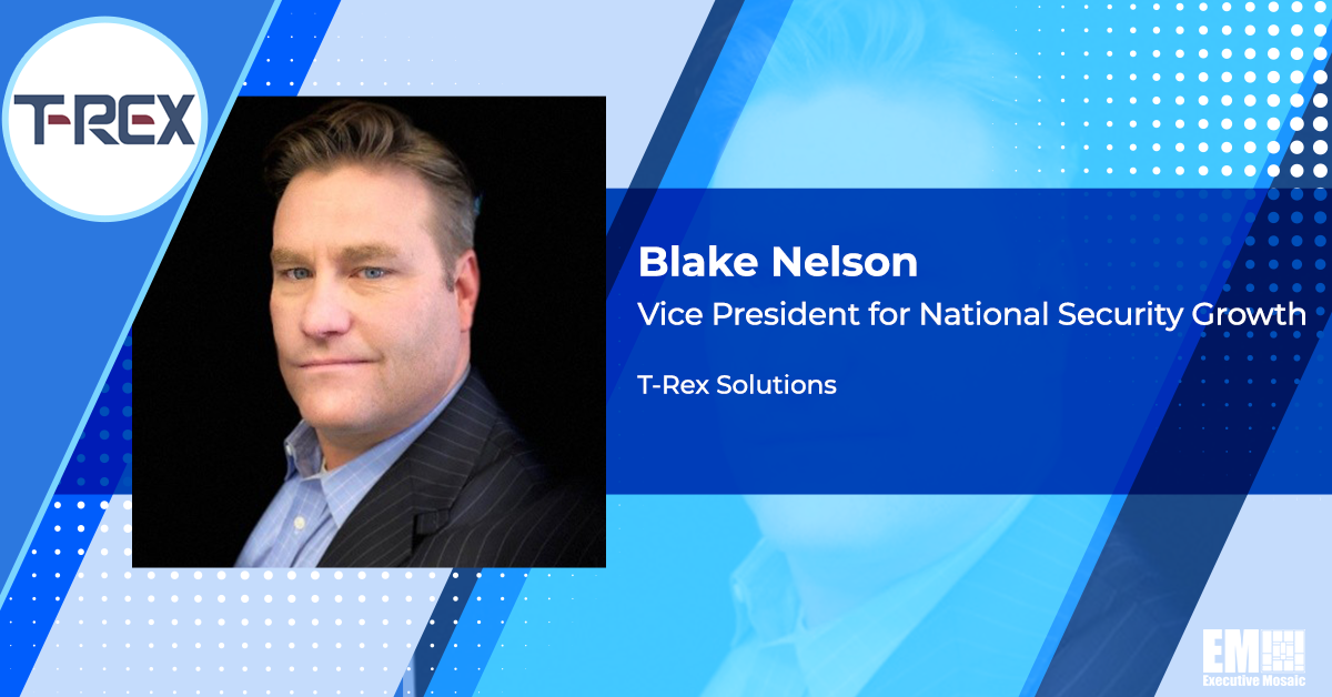 Blake Nelson Named T-Rex National Security Growth VP