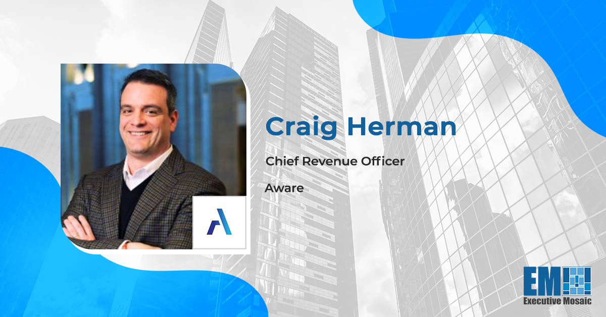 Aware Reports 6% Revenue Spike QoQ; Craig Herman Overviews Go-to-Market Strategy Aware Reports 6% Revenue Spike QoQ; Craig Herman Overviews Go-to-Market Strategy