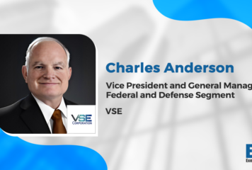 VSE Names Army Vet Charles Anderson Federal & Defense Business Head in Wake of Bernhard Capital Deal