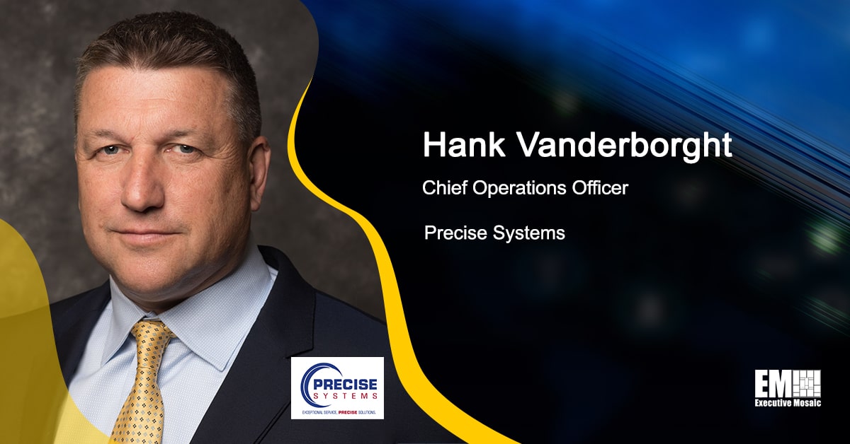 Hank Vanderborght Promoted to Precise Systems COO - Vimarsana News