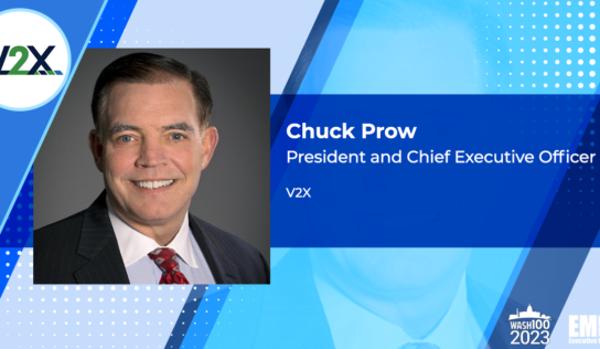 V2X Q1 Pro Forma Revenue Up 12%; Chuck Prow Attributes Growth to New Awards, Program Expansion