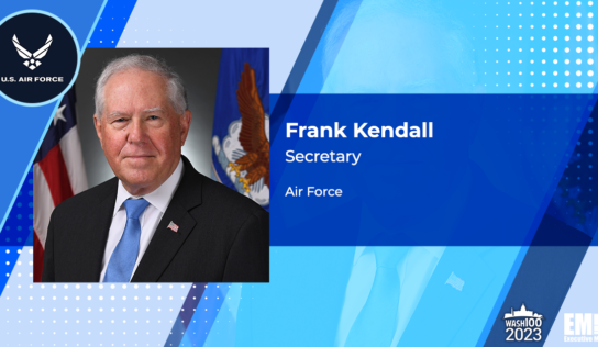 Potomac Officers Club Event Featuring Air Force Secretary Frank Kendall is Less Than a Month Away