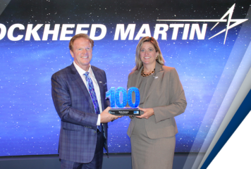 Jim Garrettson Presents Lockheed Martin’s Maria Demaree With 2023 Wash100 Award