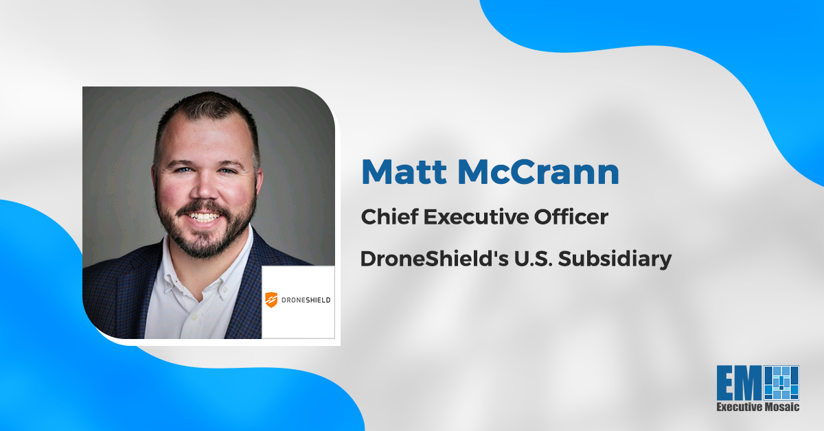 DroneShield Seeks to Meet Counter-UAS Tech Demand With US Expansion; Matt McCrann Quoted