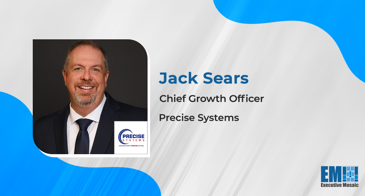 Jack Sears Joins Precise Systems as Chief Growth Officer