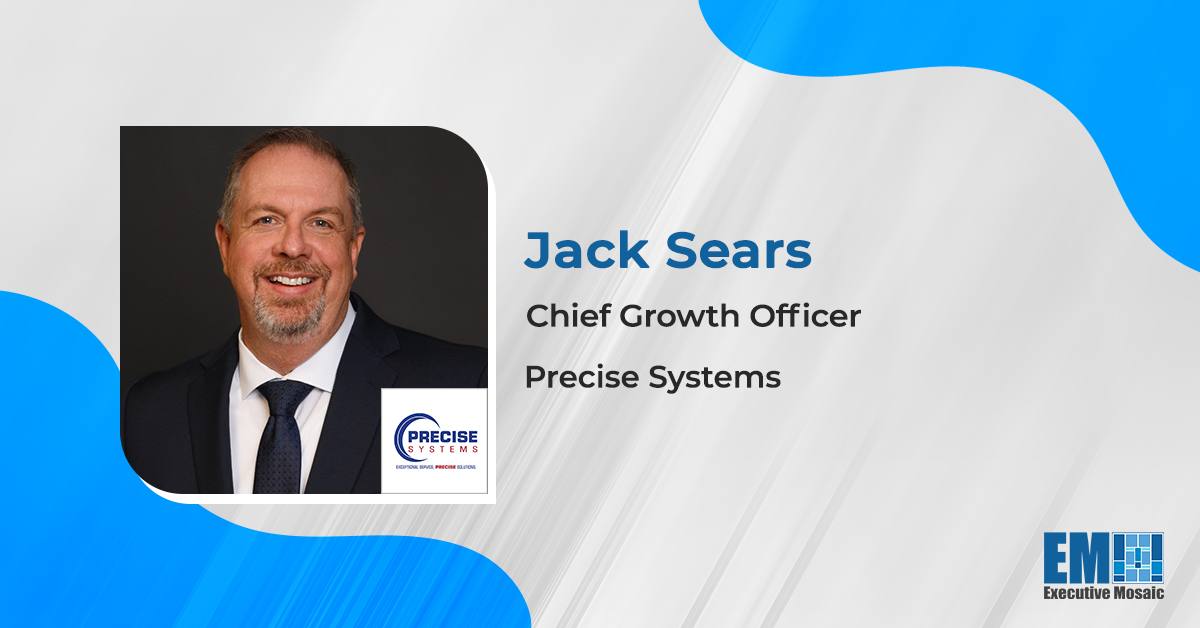Jack Sears Joins Precise Systems as Chief Growth Officer