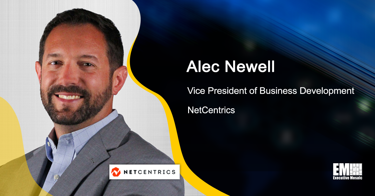 Former GD Exec Alec Newell Named Business Development VP at NetCentrics