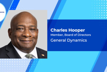 Former DSCA Director Charles Hooper Appointed to General Dynamics Board