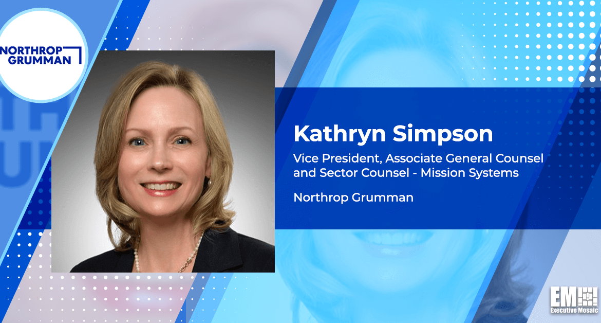 Kathryn Simpson Elected Northrop Corporate VP, General Counsel
