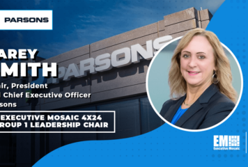 Parsons CEO Carey Smith Named Chair of Executive Mosaic’s 4×24 Group 1 Leadership