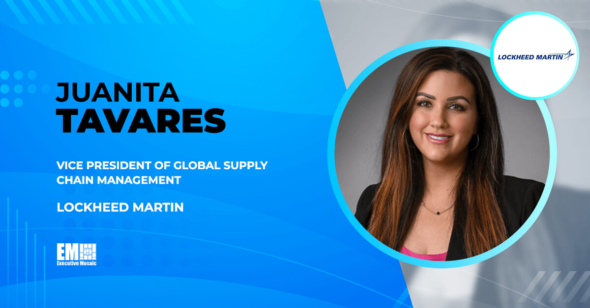 Juanita Tavares Named Global Supply Chain Management VP at Lockheed