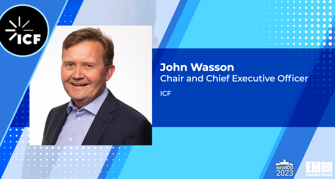 ICF Posts Higher Q2 Revenue From Government Clients; John Wasson on Commercial Marketing Group Divestiture