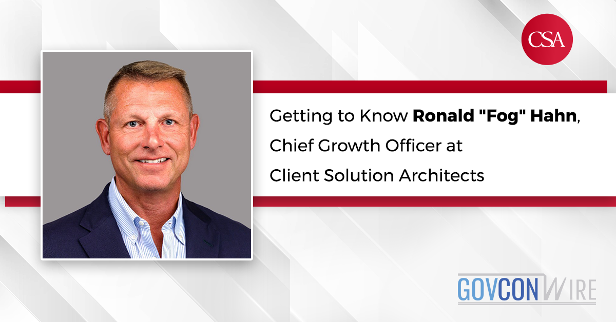Ronald D. Hahn, Chief Growth Officer at Client Solution Architects