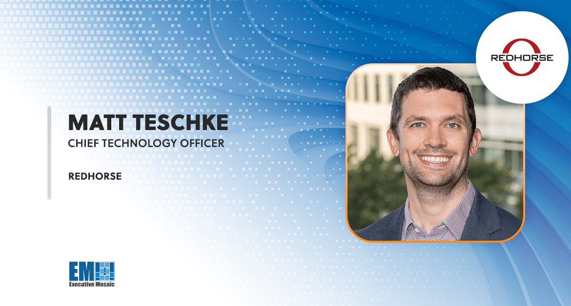 Matt Teschke Named Redhorse Chief Technology Officer; John Zangardi Quoted