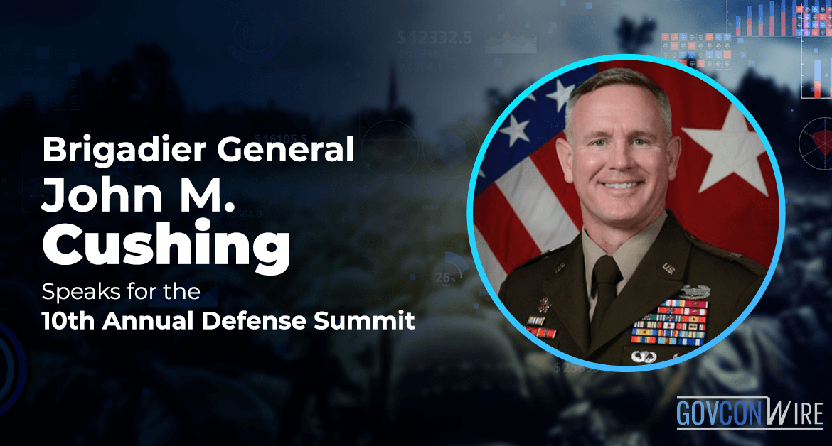 Brigadier General John M. Cushing Speaks for the 10th Annual Defense Summit