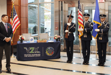 V2X Hosts Veterans Breakfast With Air Force Honor Guard Presentation