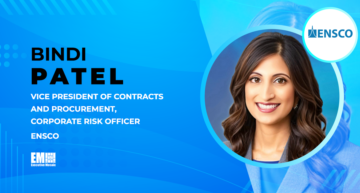 Bindi Patel Named Contracts & Procurement VP, Corporate Risk Officer at Ensco; Jeff Stevens Quoted