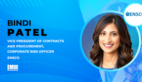 Bindi Patel Named Contracts & Procurement VP, Corporate Risk Officer at Ensco; Jeff Stevens Quoted