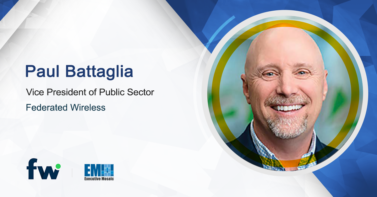 Federated Wireless’ Paul Battaglia on Importance of 5G Tech to Frontline Government Agencies