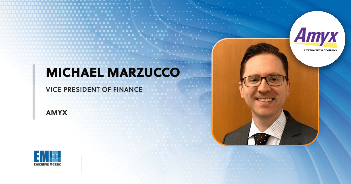 Michael Marzucco Named Amyx Finance VP