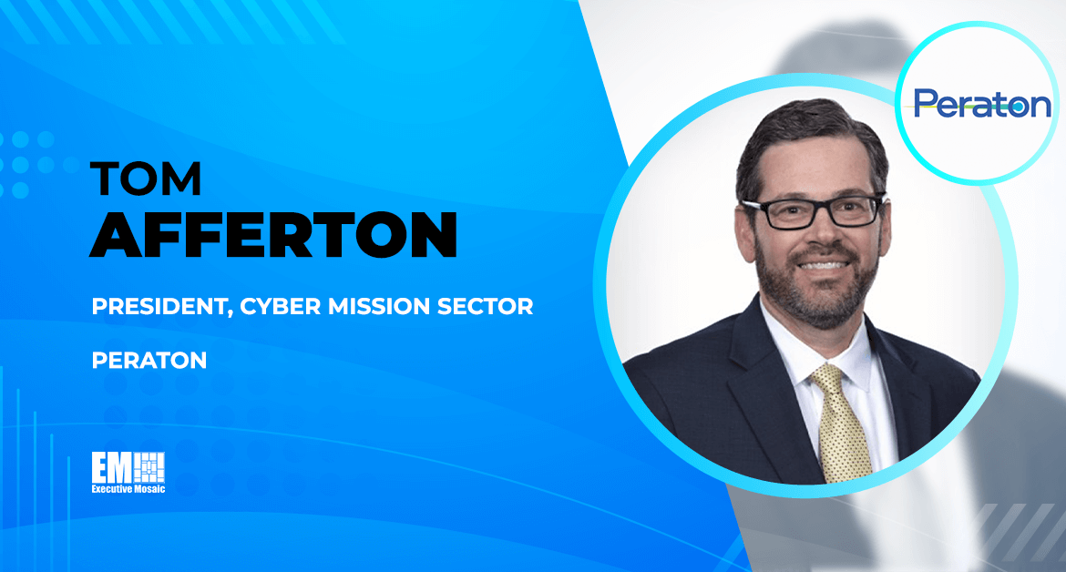 Peraton Wins $889M ARCYBER Operations Support Contract; Tom Afferton Quoted