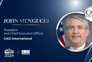 CACI CEO John Mengucci Earns 2024 Wash100 Recognition for Driving Innovation, Business Growth