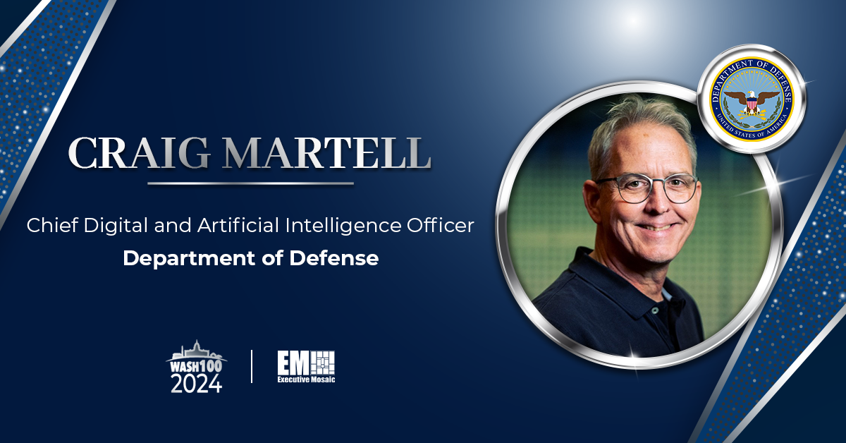 DOD Chief Digital & AI Officer Craig Martell Receives 2024 Wash100 Award for Generative, Responsible AI Activism - Vimarsana News